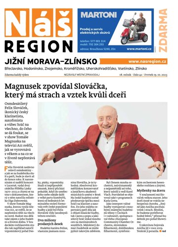 Obálka e-magazínu Náš Region - Jižní Morava/Zlínsko 42/2023