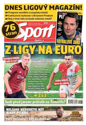 Obálka e-magazínu Sport 9.2.2024