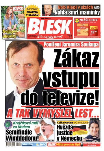 Obálka e-magazínu Blesk 11.7.2024