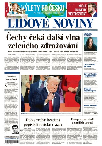 Obálka e-magazínu Lidové noviny 17.7.2024