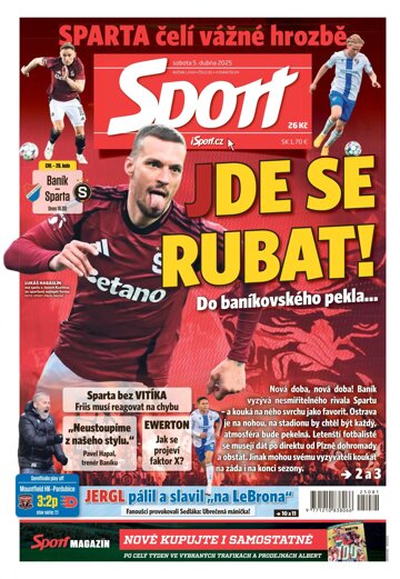 Obálka e-magazínu Sport 5.4.2025