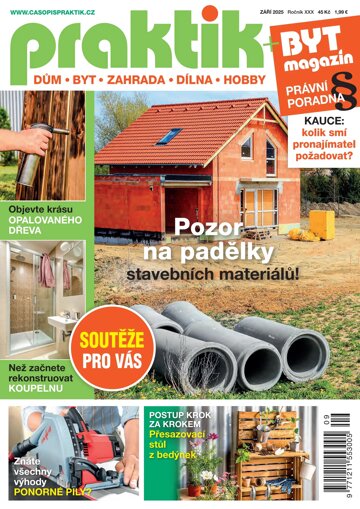 Obálka e-magazínu PRAKTIK & příloha Byt magazín 9/2025