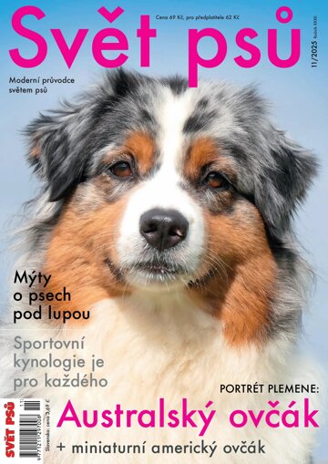 Obálka e-magazínu Svět psů 11/2025