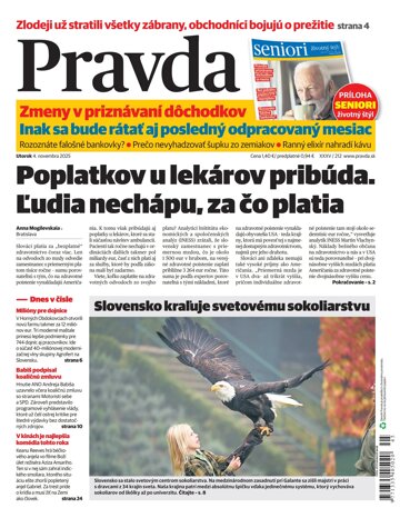 Obálka e-magazínu Pravda 4. 11. 2025