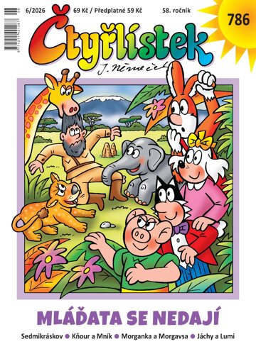 Obálka e-magazínu Čtyřlístek 6/2026