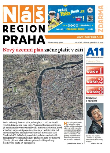 Obálka e-magazínu Náš Region - Praha 24/2026
