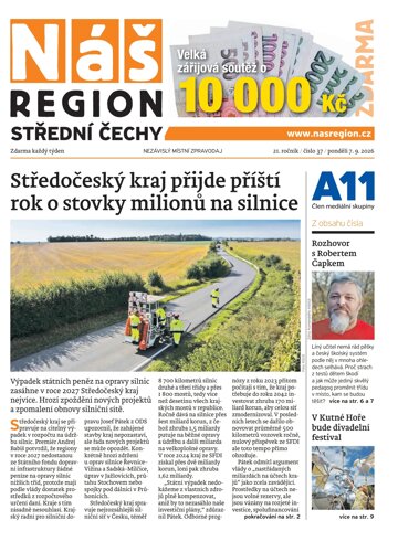 Obálka e-magazínu Náš Region - Střední Čechy 37/2026