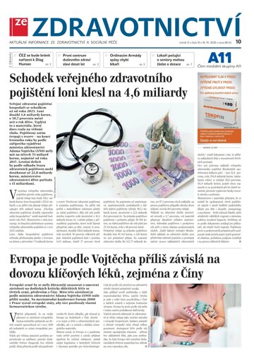 Obálka e-magazínu Ze Zdravotnictví 10/2026
