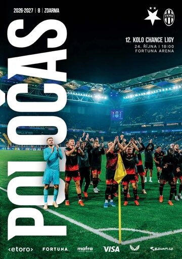 Obálka e-magazínu Poločas 27/2026č.8 Slavia - Boleslav