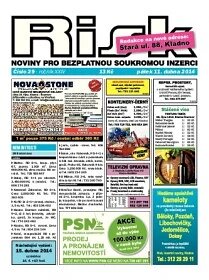 Obálka e-magazínu Risk 29/2014