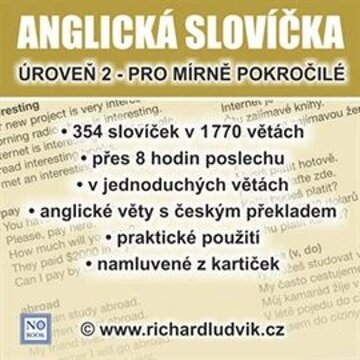 Obálka audioknihy Anglická slovíčka - úroveň 2 pro mírně pokročilé