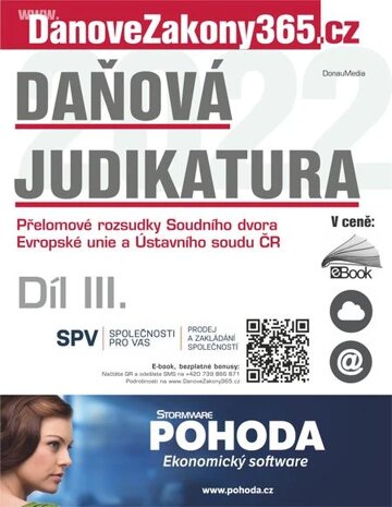 Obálka knihy Daňová judikatura (III.)