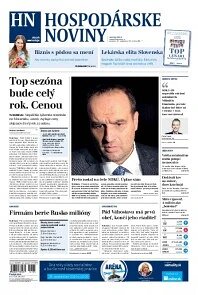 Obálka e-magazínu Hospodárske noviny 29.09.2014