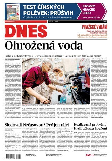 Obálka e-magazínu MF Dnes 26.5.2015