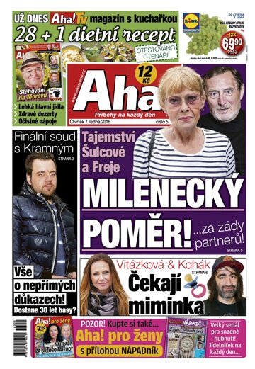 Obálka e-magazínu AHA! 7.1.2016
