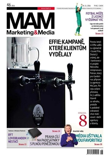 Obálka e-magazínu Marketing & Media 46 - 14.11.2016