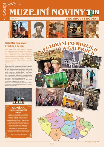 Obálka e-magazínu MUEJNÍ NOVINY PRO ŠKOLY I RODINY