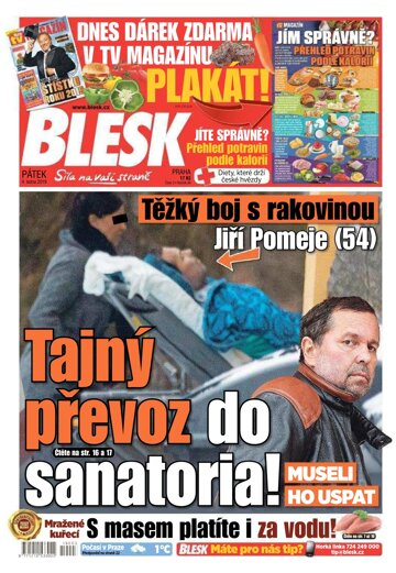 Obálka e-magazínu Blesk 4.1.2019