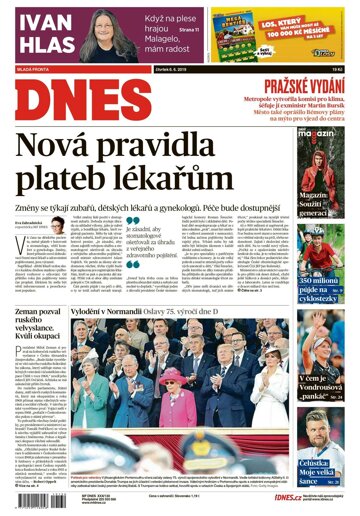 Obálka e-magazínu MF Dnes 6.6.2019