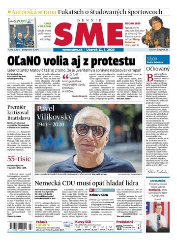 Obálka e-magazínu SME 11.2.2020