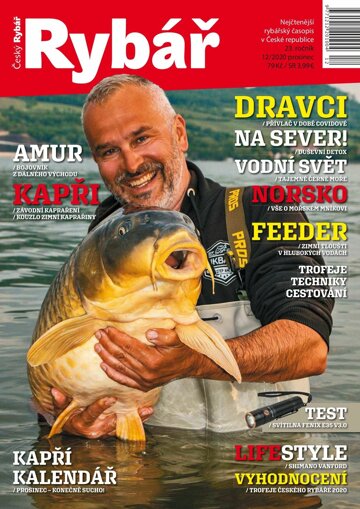 Obálka e-magazínu Český rybář 12/2020