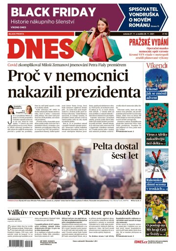 Obálka e-magazínu MF Dnes 27.11.2021