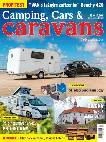 Obálka e-magazínu Camping, Cars & Caravans 2/2022