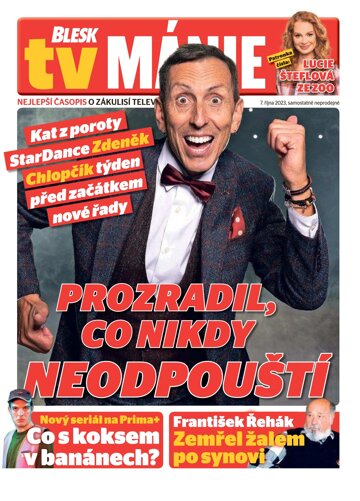 Obálka e-magazínu Blesk Tv manie 7.10.2023