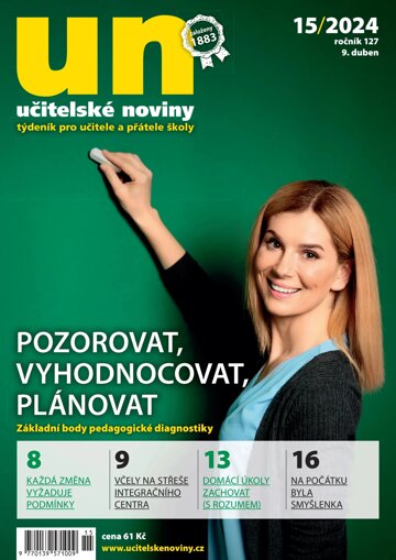 Obálka e-magazínu Učitelské noviny 15/2024