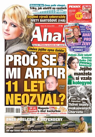 Obálka e-magazínu AHA! 30.4.2024