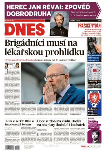 Obálka e-magazínu MF Dnes 29.5.2025