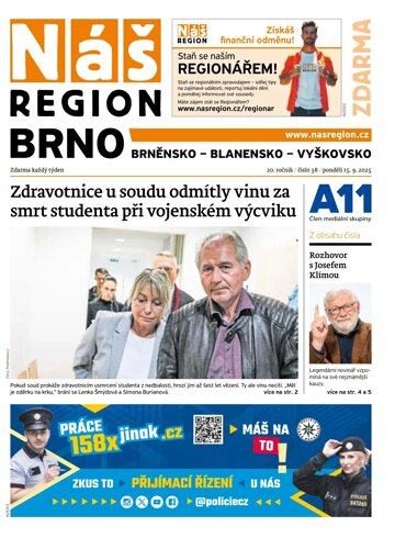 Obálka e-magazínu Náš Region - Brno 38/2025