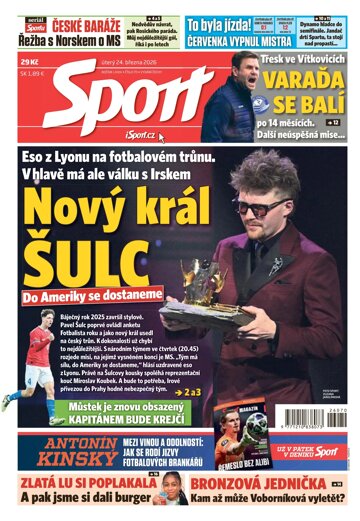 Obálka e-magazínu Sport 24.3.2026