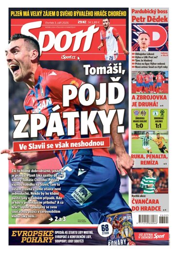 Obálka e-magazínu Sport 3.9.2026