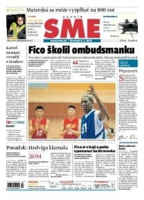 Obálka e-magazínu SME 9.1.2014