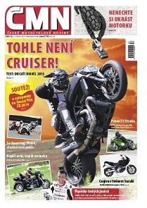 Obálka e-magazínu ČESKÉ MOTOCYKLOVÉ NOVINY 12/2014