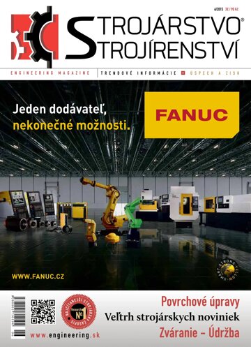 Obálka e-magazínu STROJÁRSTVO/STROJÍRENSTVÍ 6/2015