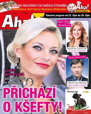 Obálka e-magazínu AHA! Tv - 22.10.2015