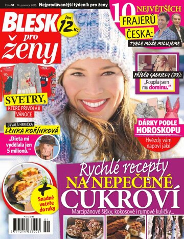 Obálka e-magazínu Blesk pro ženy 14.12.2015