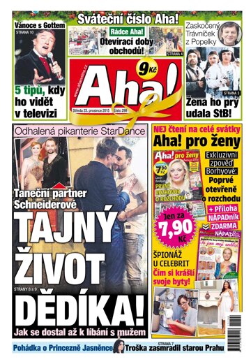 Obálka e-magazínu AHA! 23.12.2015