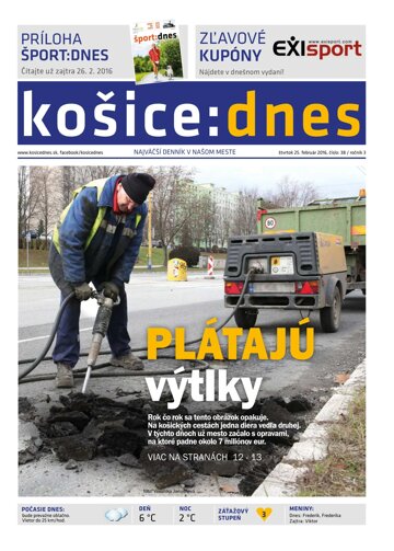 Obálka e-magazínu košice:dnes 25.2.2016