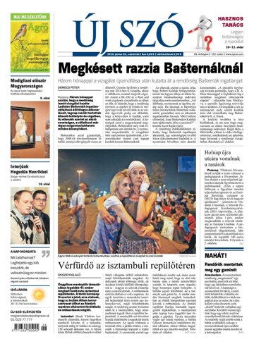 Obálka e-magazínu Új Szó 30.6.2016