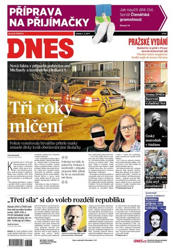 Obálka e-magazínu MF Dnes 1.2.2017