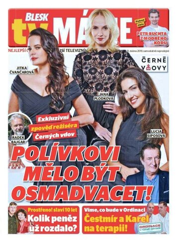 Obálka e-magazínu Blesk Tv manie 13.4.2019