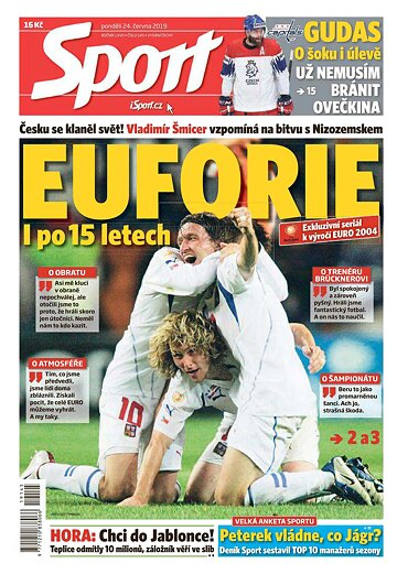 Obálka e-magazínu Sport 24.6.2019