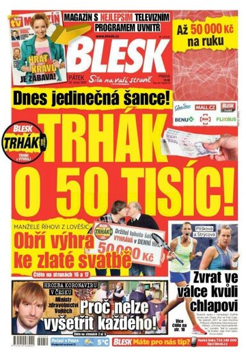 Obálka e-magazínu Blesk 28.2.2020