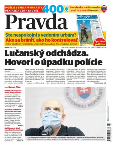 Obálka e-magazínu Pravda Pravdy 1. 7. 2020