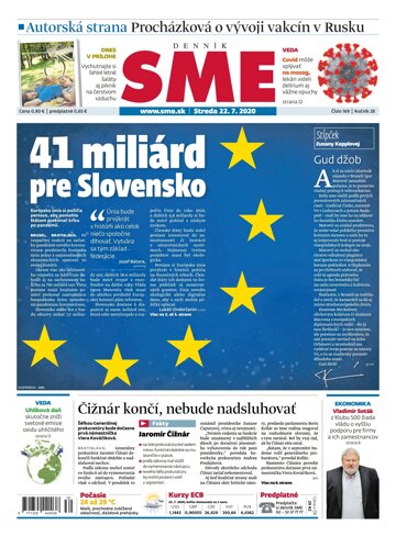 Obálka e-magazínu SME 22.7.2020