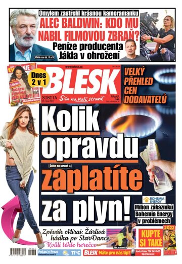 Obálka e-magazínu Blesk 23.10.2021