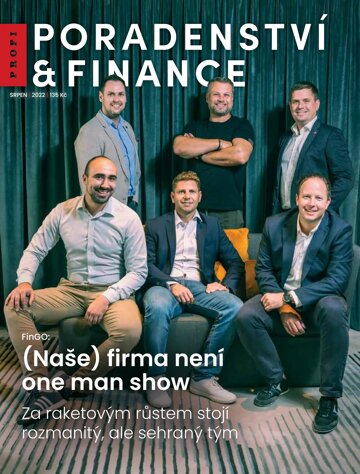 Obálka e-magazínu Profi Poradenství Finance 8/2022